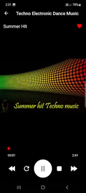 Techno Electronic Dance Music android App screenshot 3